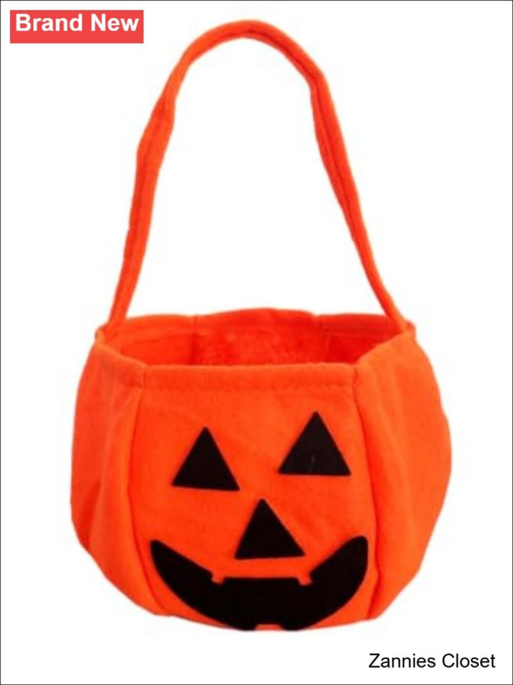 👻 Halloween Pumpkin Candy Tote Bag Non-Woven Fabric Trick or Treat Basket